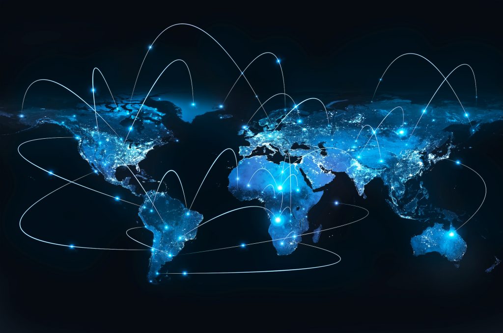 sanvo business world map